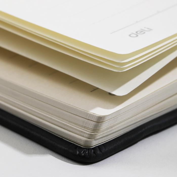 

Terlaris- Deli Leather Cover Notebook / Buku Catatan Sampul Kulit 96 120 Halaman Kertas Tebal En0Xx