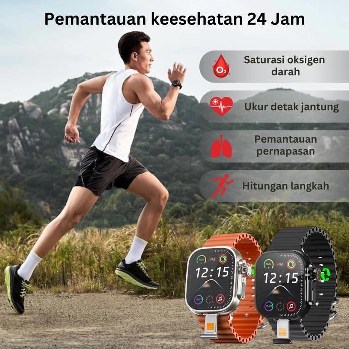 

Smartwatch Android 5G DTNO1 Kamera Putar 5 MP SIM CARD WIFI Hotspot Menelepon Video Call Play Store