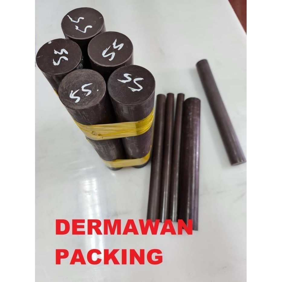 Teflon Bronze rod 45 mm x 30cm / PTFE bronze batangan