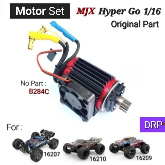 Motor Brushless Set Mjx Hyper Go 16207 16209 16210 Original Rc Part