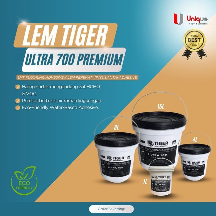 Lem Vinyl Putih Tiger / Lem Perekat Vinyl Lantai Flooring Adhesive