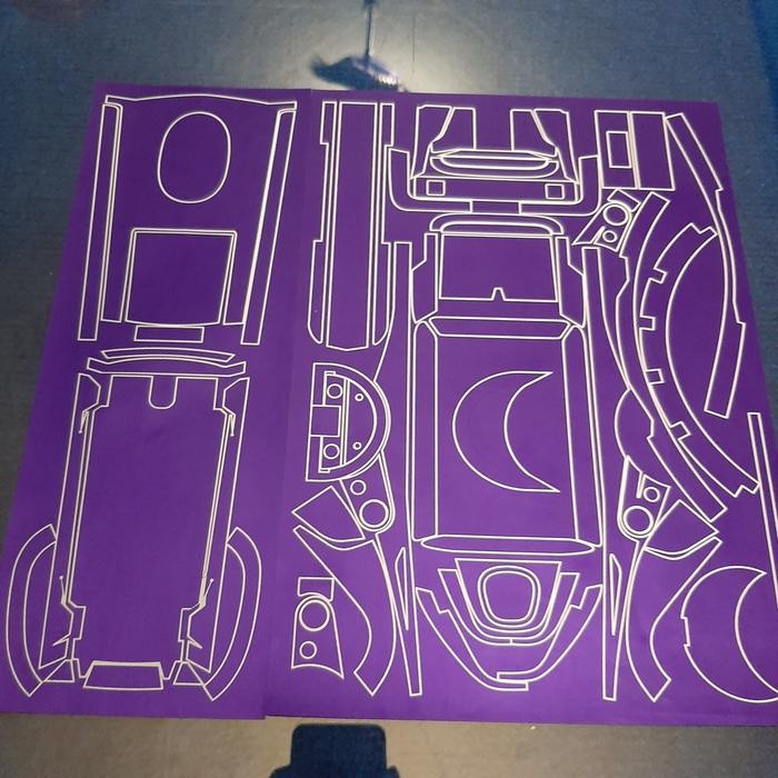 Decal Futaba 7Pxr Chromematte