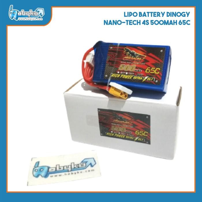 Lipo Battery Dinogy Nano-Tech 4S 500Mah 65C