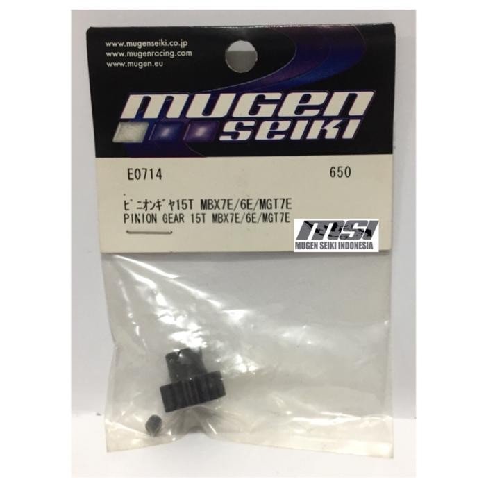 Mugen Seiki E0714 Pinion Gear 15T Mbx7E/6E/Mgt7E