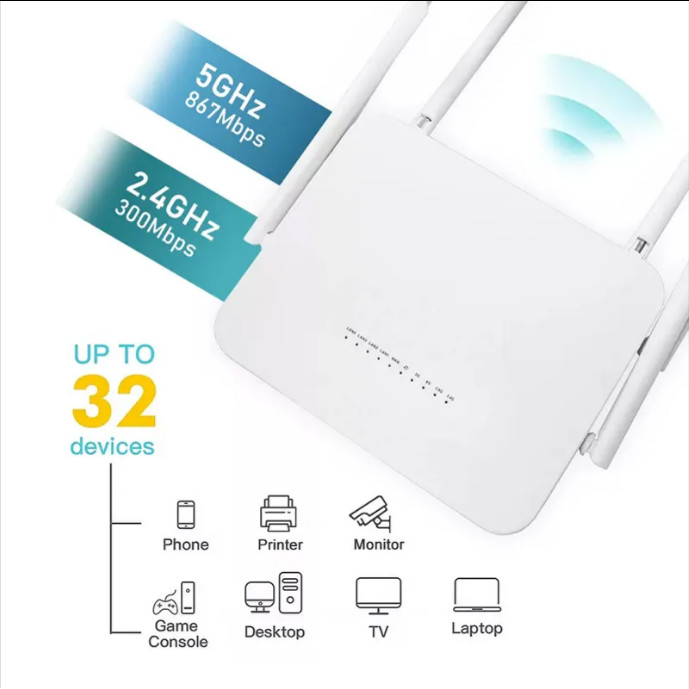 4G LTE CPE Router SIM Card Slot Modem Wireless 2.4G WiFi Router Cat4 for Outdoor Sim Card Routers