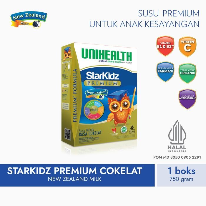 

Susu Formula Anak Starkidz Premium Rasa Vanilla Coklat - 1 Box 750 Gr