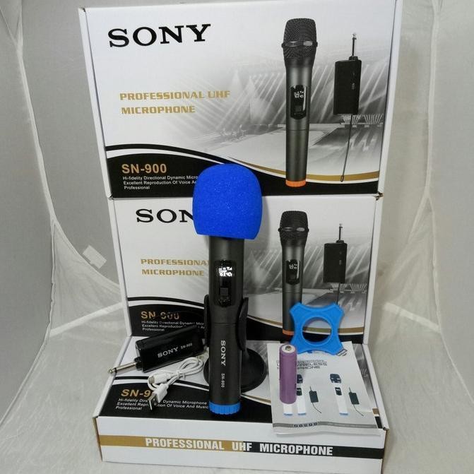 Mic Wireless Sony Sn900 Sn 900 Microphone