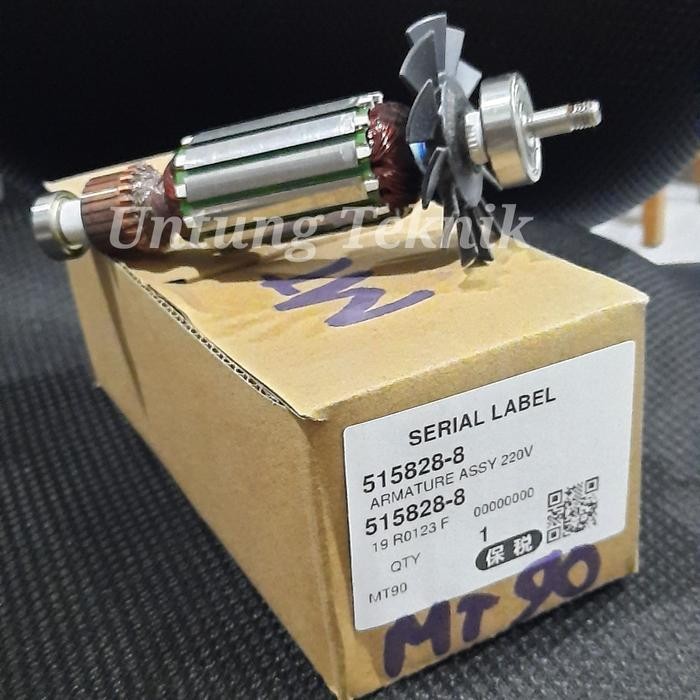 ARMATURE ORIGINAL GERINDA MAKTEC MT 90 DAN MT 91A - SPARE PART ANGKER TERMURAH