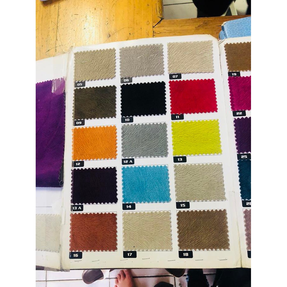 Bahan sofa / kain sofa / jok sofa beludru import