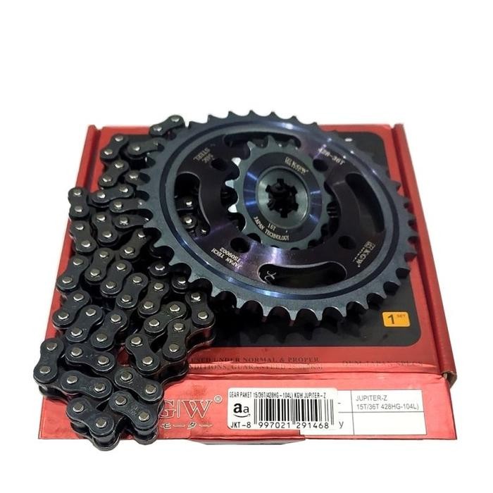 Gear Set Gir Paket KGW Kagawa Jupiter Z old / burhan / vega / f1zr 15T