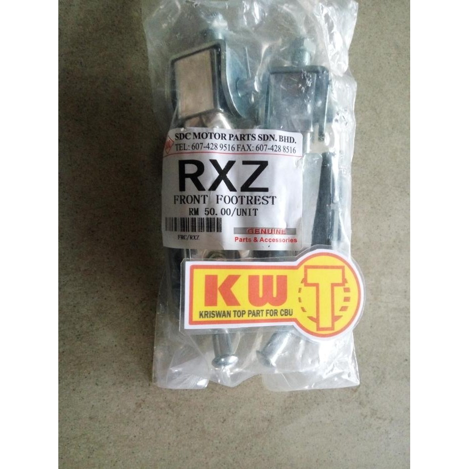 Karet fostep depan rxz