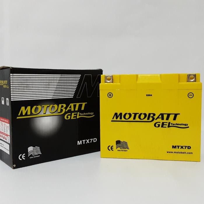 Aki kering motobatt MtX7D 12v 7ah Untuk honda tiger