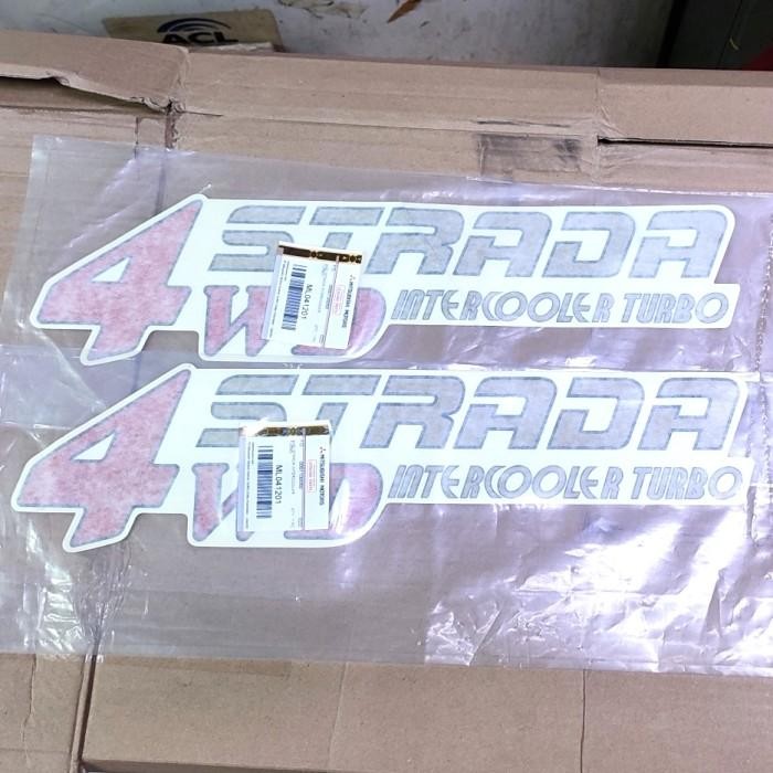 Sticker Stiker Strada 4Wd Intercooler Turbo L200