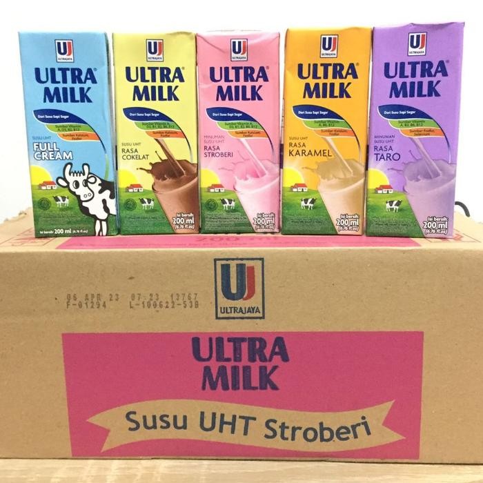 

(Expert) 1 Dus Ultra Milk 200ml Isi 24 Pcs / Susu Ultra 1 Karton UHT Milk