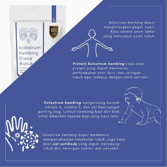 

(Expert) kolostrum susu kambing etawa 500gr