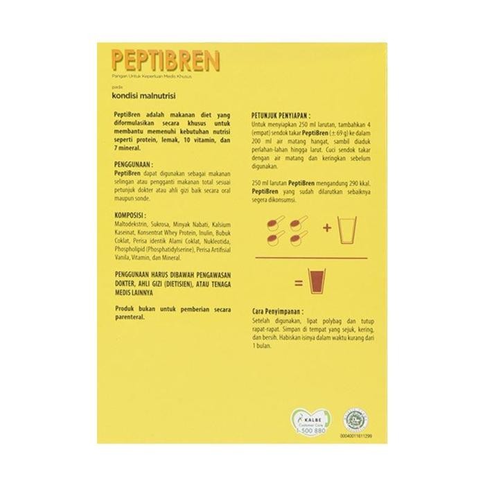 

(Expert) PEPTIBREN - Vanilla & Kacang Hijau - Nutrisi Susu Pasien Pasca Stroke & Pikun Rendah Lemak