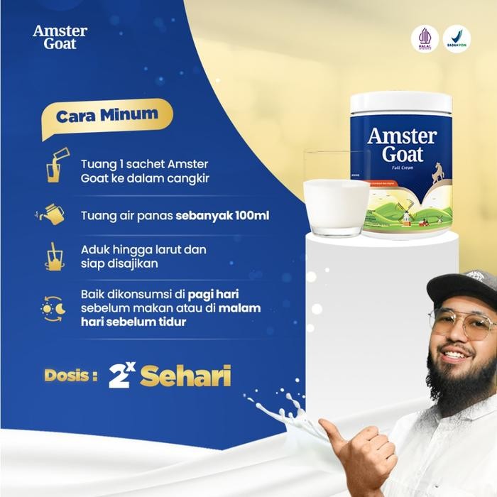 

(Expert) AMSTER GOAT - Susu Kambing Amstergoat Solusi Mengatasi Diare 250gr