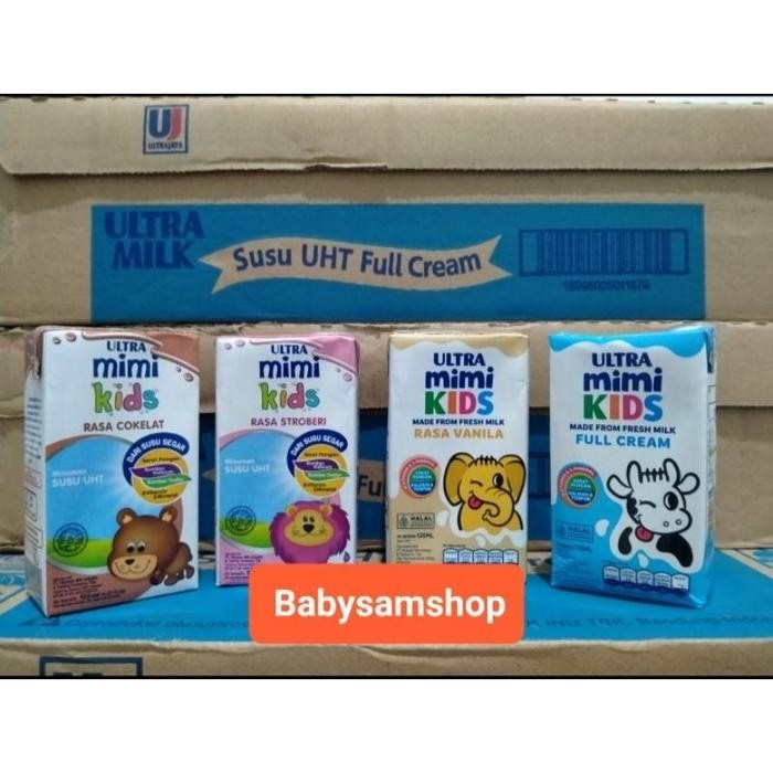 

(Expert) Susu UHT Ultra Mimi Kids 125ml ( Paket Isi 20 Pcs )Bisa Mix Rasa