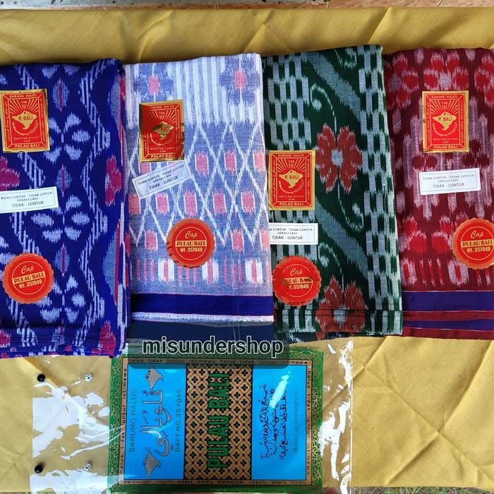 ASLI Sarung Pulau Bali Asli Tenun Goyor ATBM Kabel READY STOCK