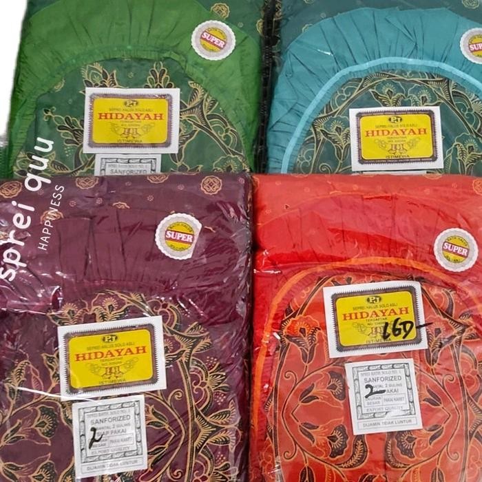 sprei batik hidayah uk. 160 x 200 cm/sprei batik katun