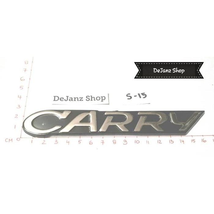 TERMURAH EMBLEM / TULISAN / STICKER / TEMPELAN / LOGO SUZUKI CARRY.
