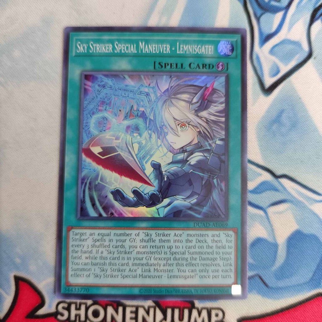 yugioh AE sky striker special maneuver lemnisgate DUAD-AE069 SR original
