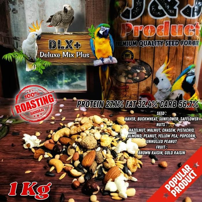J&J PARROT MIX PAKAN BURUNG