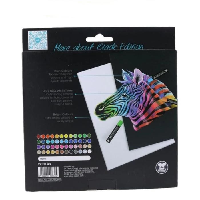 

Faber - Castell Crayon 48 / Oil Pastel 48 Warna Black Editionh