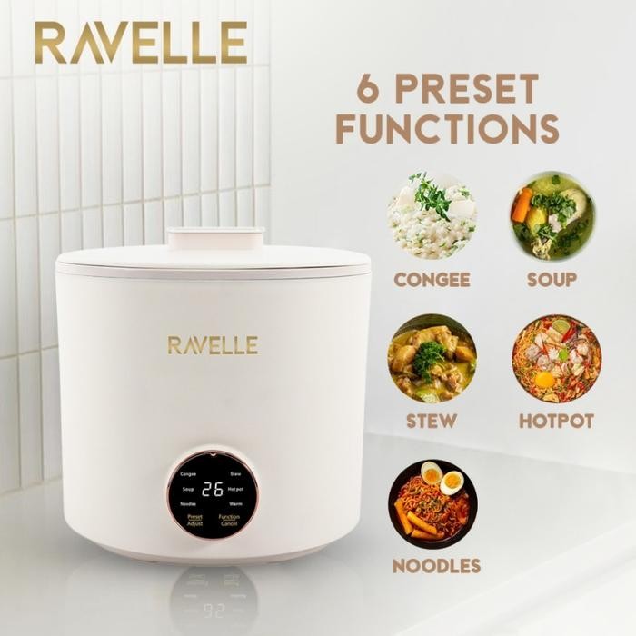 Ravelle Multi Cooker 1,6L Panci Listrik Dengan Low Watt Pasti Diskon