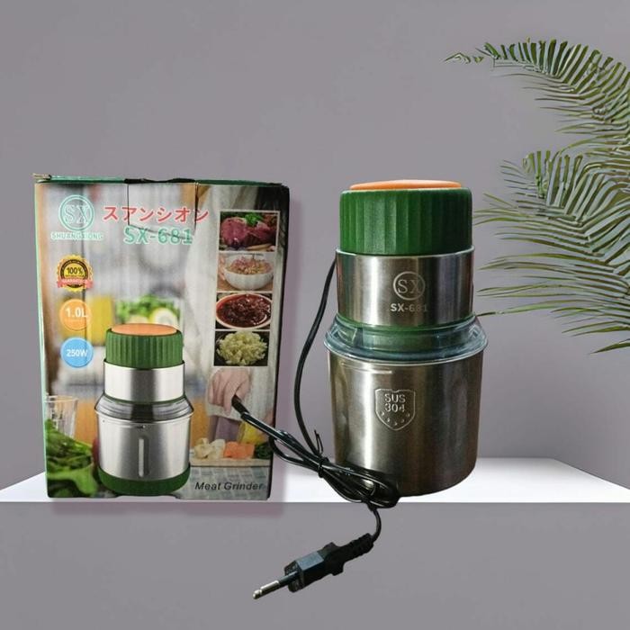 Blender Daging Stainless Steel Chooper Sx 685 Penggiling Daging Coper Pasti Diskon