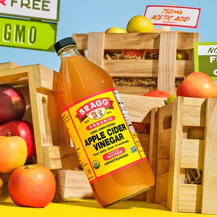 

Bragg Apple Cider Vinegar ( Cuka Apel) - 473Ml - Tc Natural Apel Cukaapel Halal