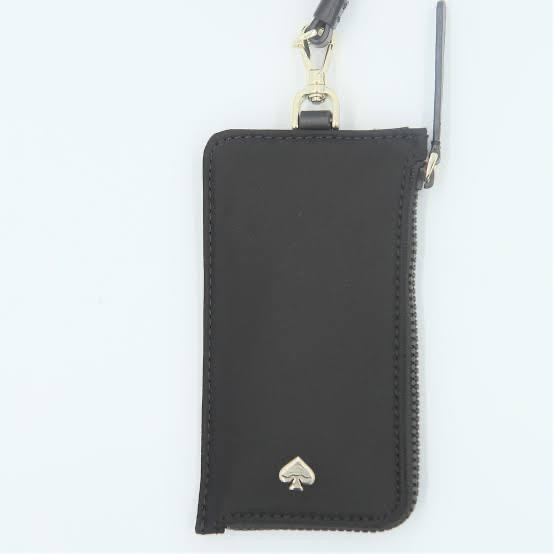 

KATE SPADE JAE NYLON LANYARD BLACK