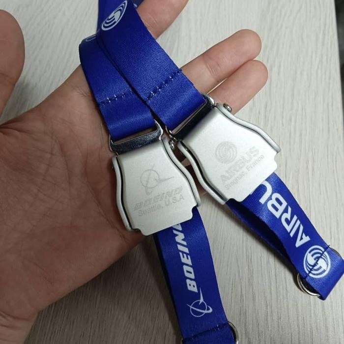 

LANYARD AIRBUS PRINTING ORIGINAL DENGAN SEATBELT
