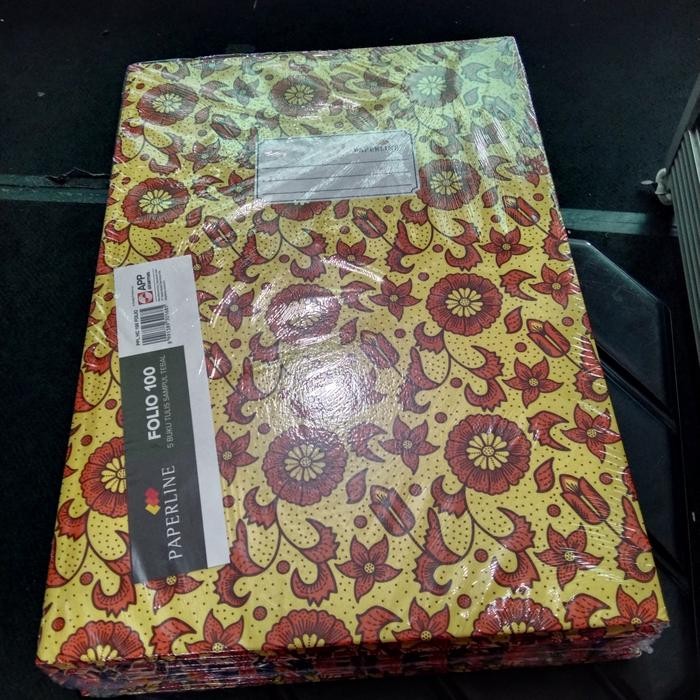 

Buku Tulis Sampul Tebal Folio/Buku Hard Cover Folio Isi 100 Per Pack