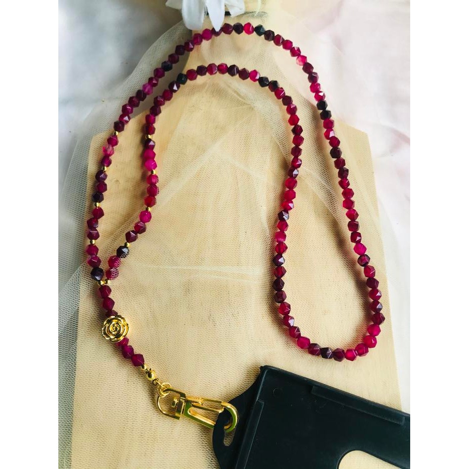 

Lanyard Strap Kalung Tali Id Card Batu