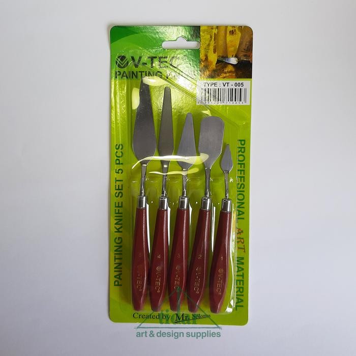 

Promo V-Tec Painting Knife Set 005 - Pisau Palette - Palet - Lukis Terlaris
