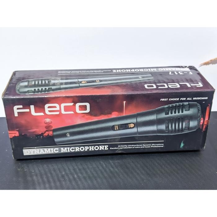 (Expert) Mic Dynamic Microphone Professioanl Karaoke Fleco F-317 New F