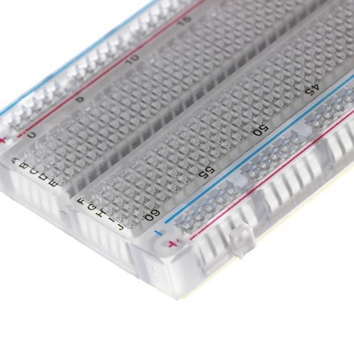 (Expert) Breadboard 830 point Transparant Project Board Protoboard