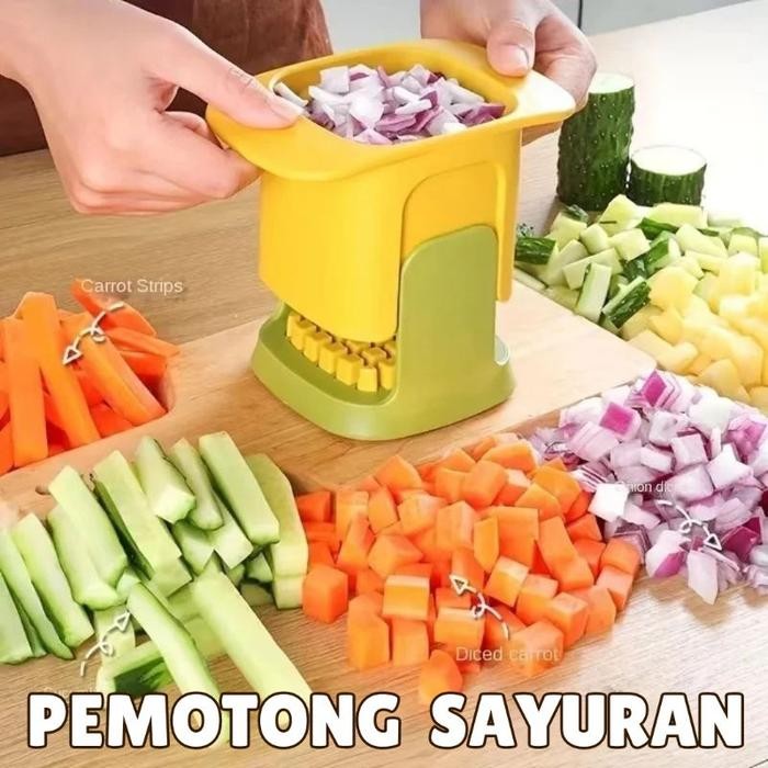 Alat Pemotong Kentang Wortel Dadu / Pengiris Bawang / Chopper Sayuran - Oscar Dadu Chopper