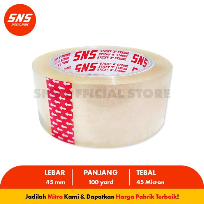 LAKBAN BENING-COKLAT 100 YARD KUALITAS DAIMARU SOLATAPE