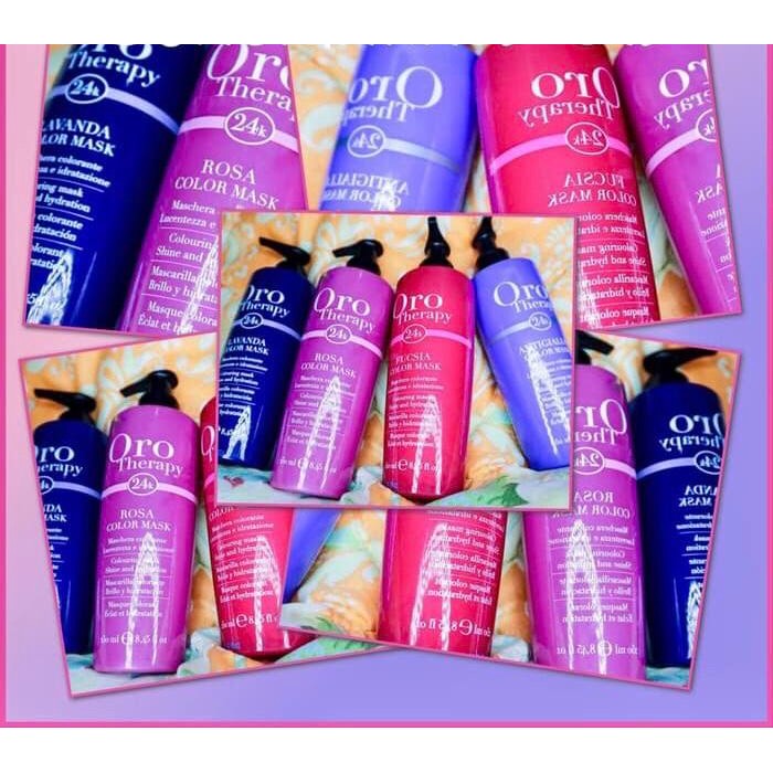 ORO THERAPY FANOLA HAIR COLOUR mask MASKER RAMBUT WARNA ITALY ORIGINAL