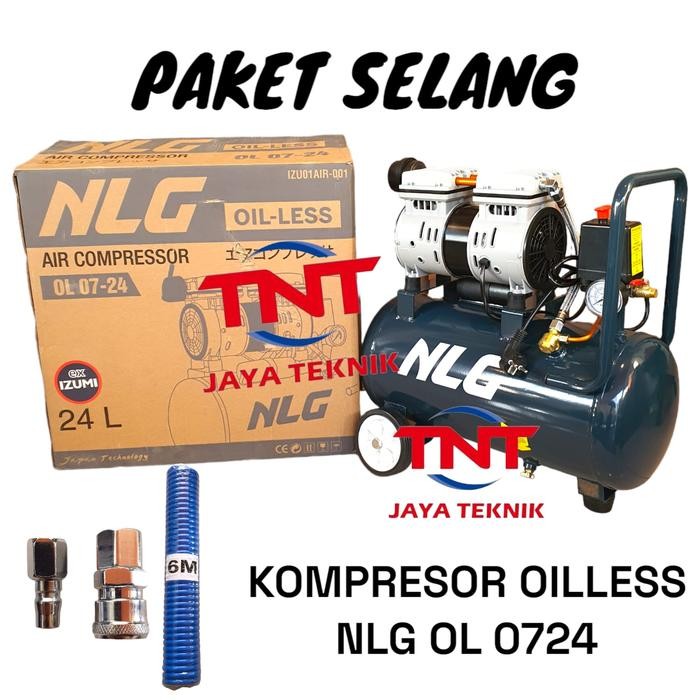 Grosir Izumi 24Liter Oil Less 3/4Hp / Kompresor Izumi Oil Less 24 Liter 0724
