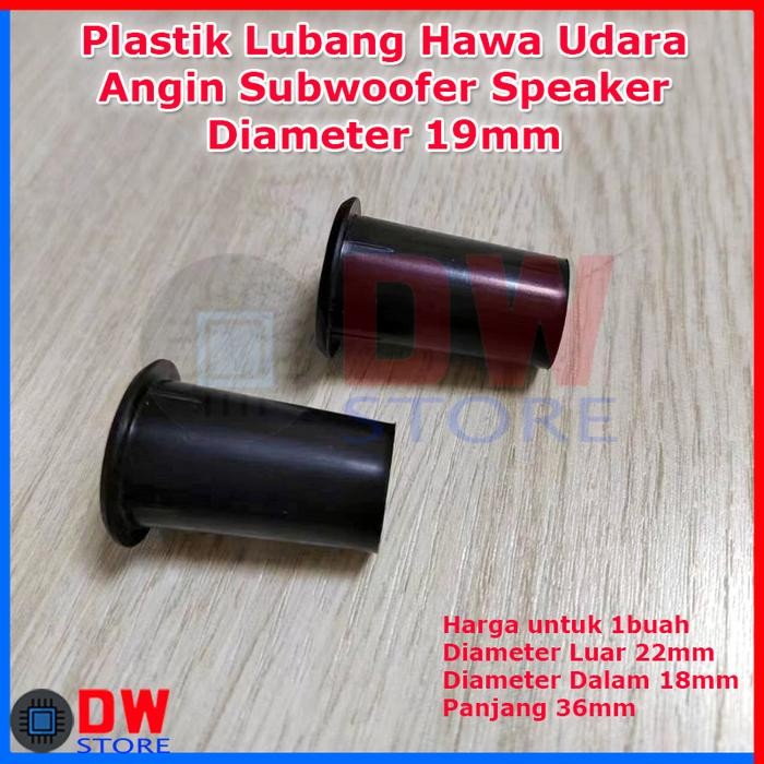 TERLARIS.. Plastik Lubang Hawa Udara Angin Box Kotak Subwoofer Speaker