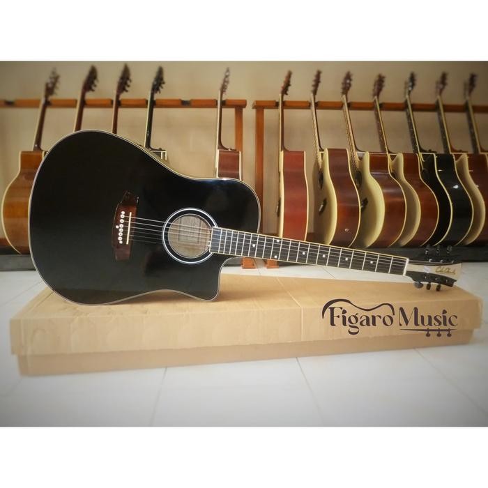 Kesuor- Gitar Akustik ColeClark Black - Standard