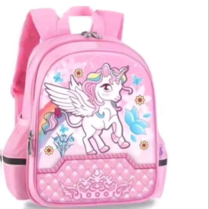 tas rangsel anak cewek tk sd karanter kuda poni dengan desain yang cantik dan menarik