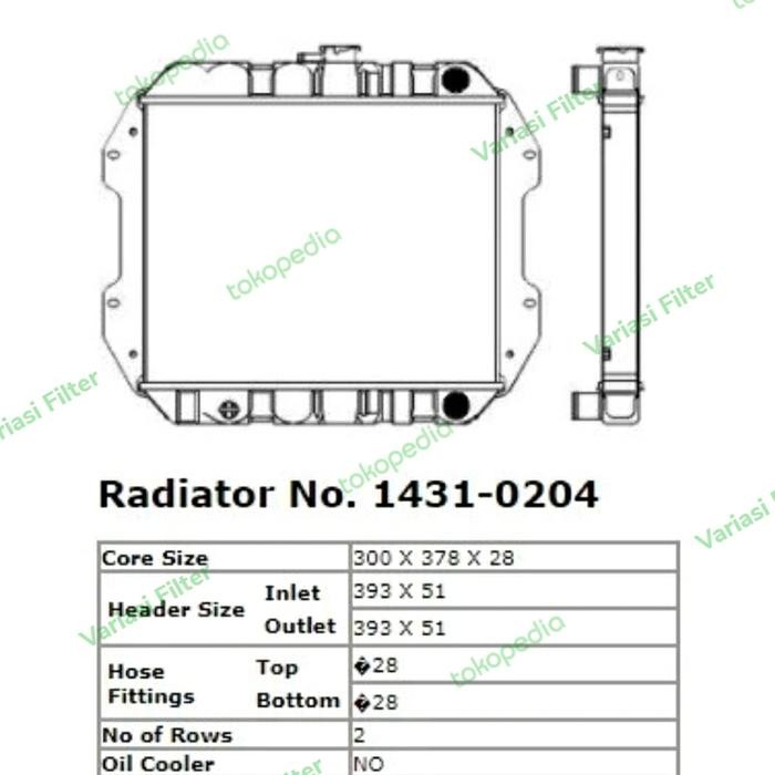 Radiator Suzuki Jimny Sj 410, Katana
