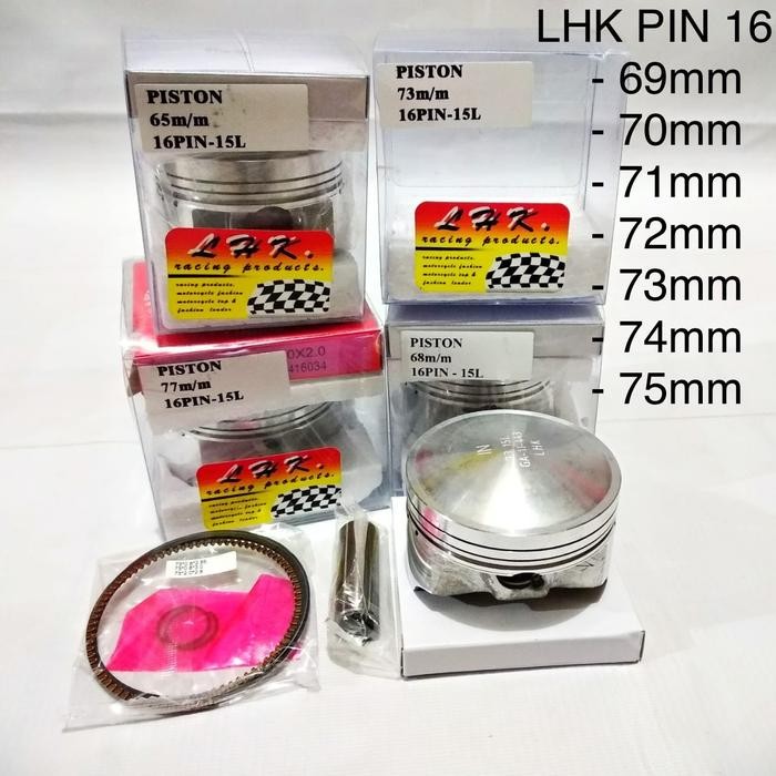 Piston Kit Lhk 69 70 71 72 73 74 75 Pen 16 Type Double Ring