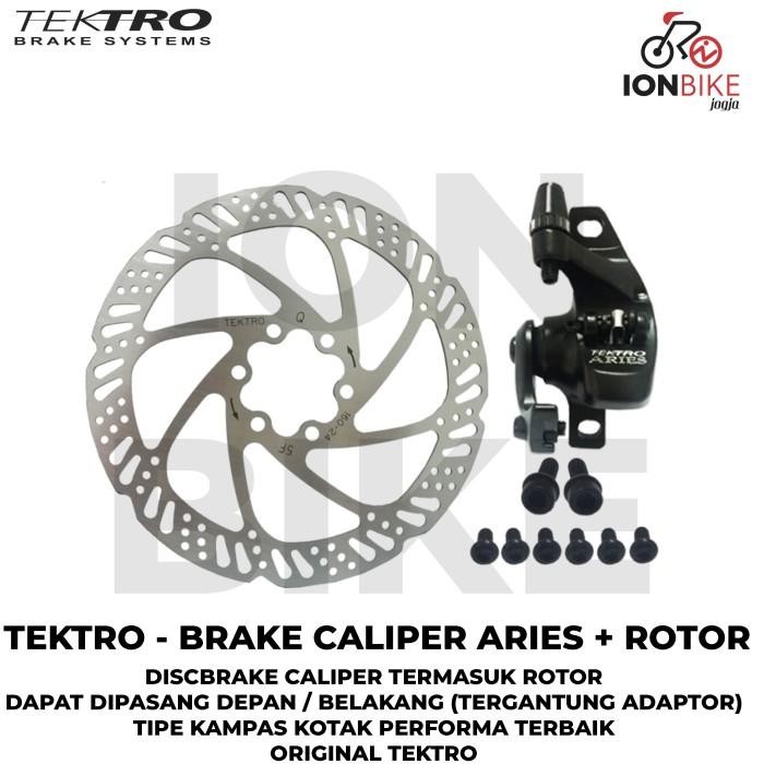 Rem Cakram Mekanik Tektro Aries With Rotor Discbrake Disc Brake Sepeda