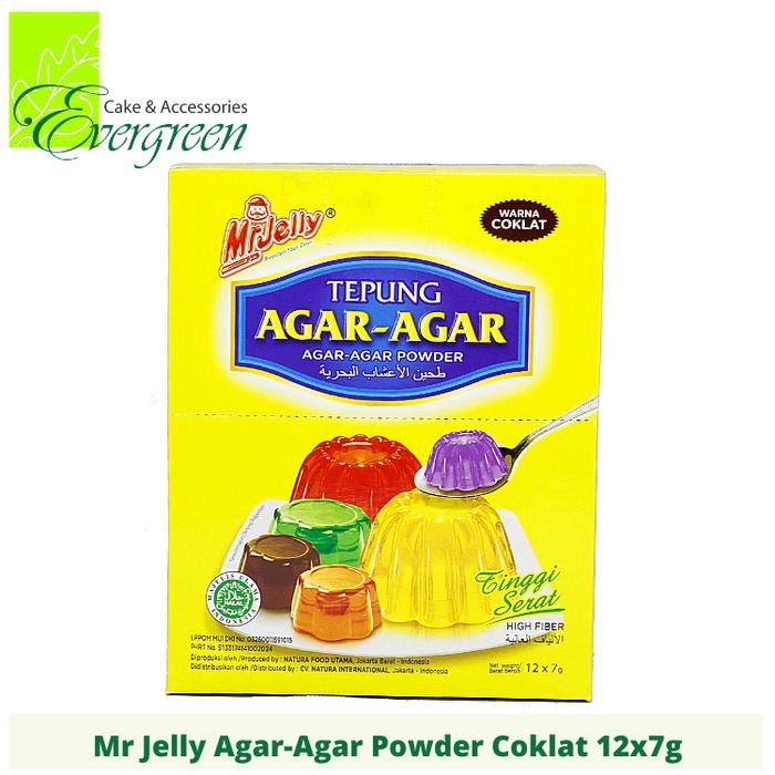 

Mr Jelly Agar-Agar Powder Coklat 12x7g