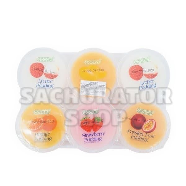 

Agar agar Jeli Puding Kokon Cocon Pudding Aneka Rasa Buah Nata De Coco